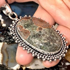 Que Sera Galaxy Rhyolite Pendant 2 1/2”